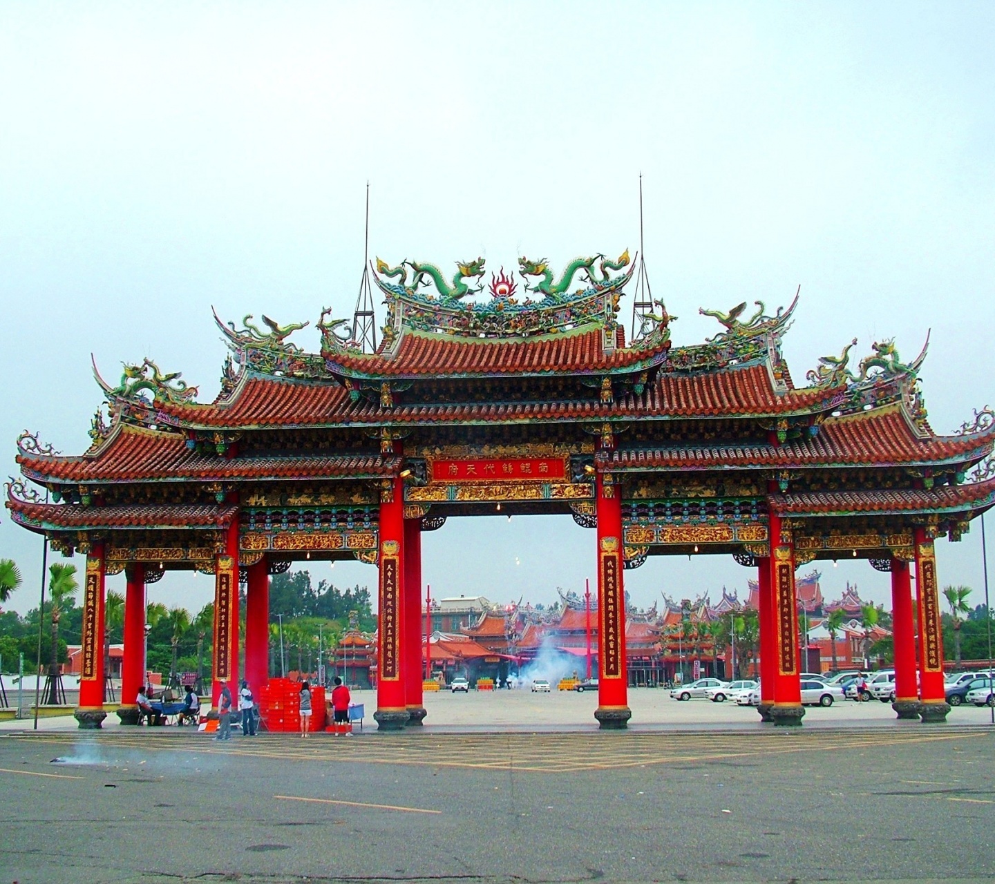 Temple Gate Beimen District Tainan City Taiwan