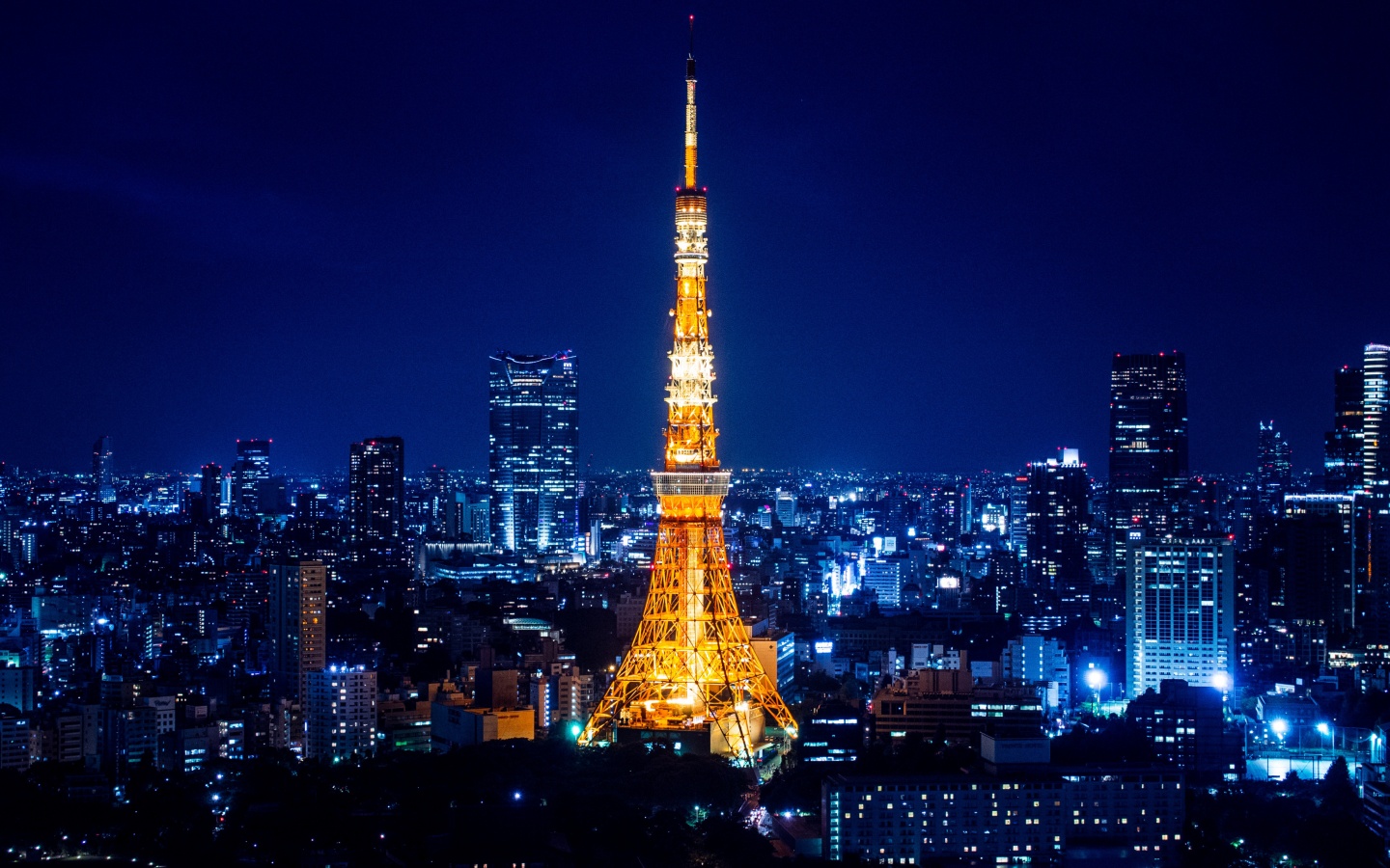 Tokyo Tower At Night