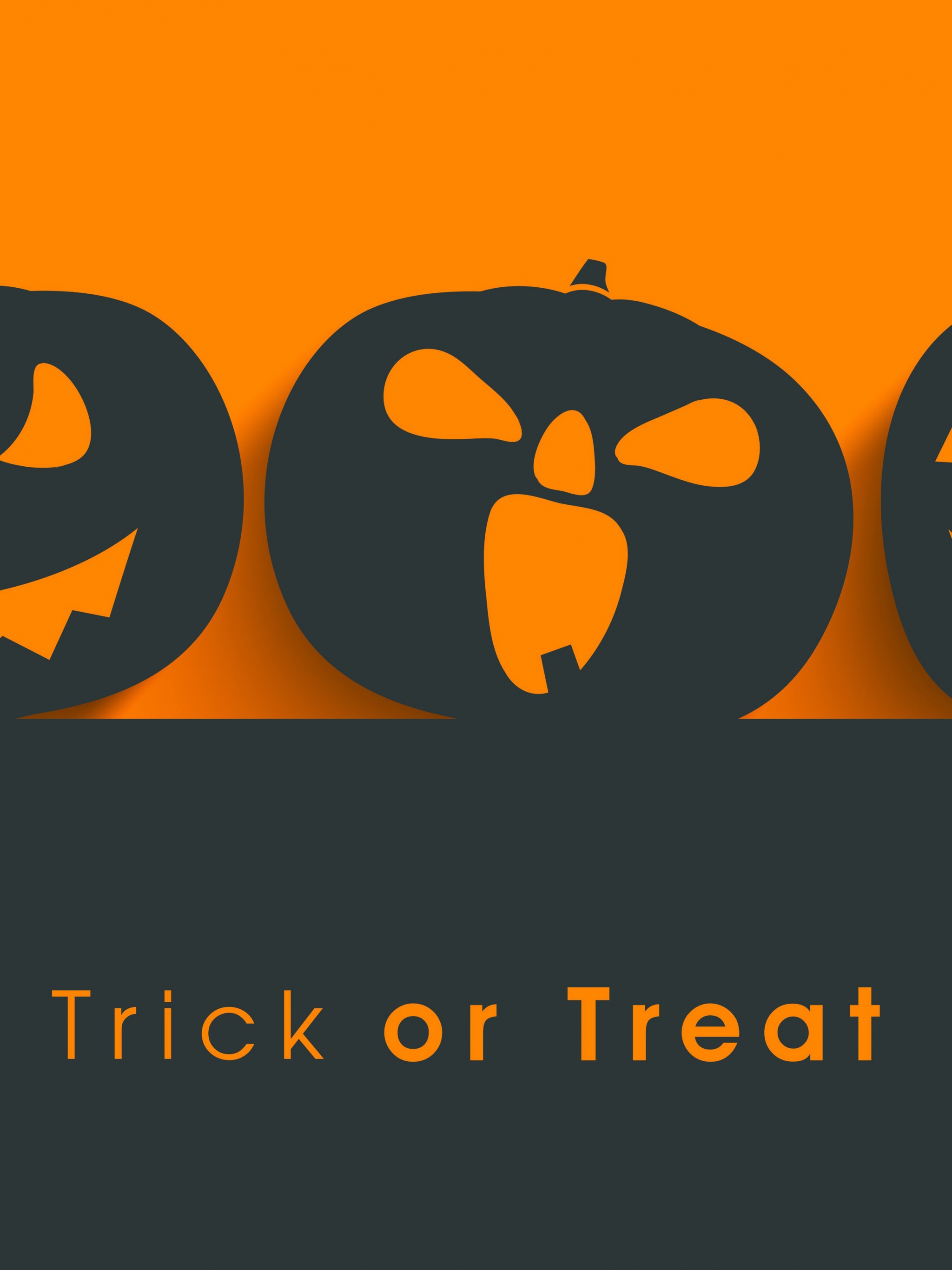 Trick Or Treat Halloween Pumpkins