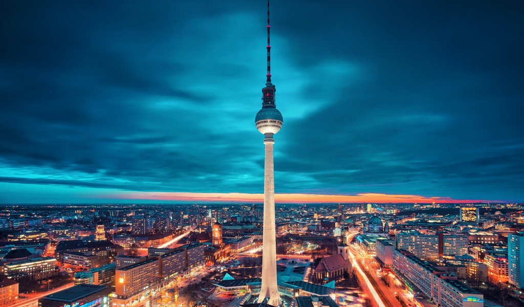 TV Tower In Berlin Germany