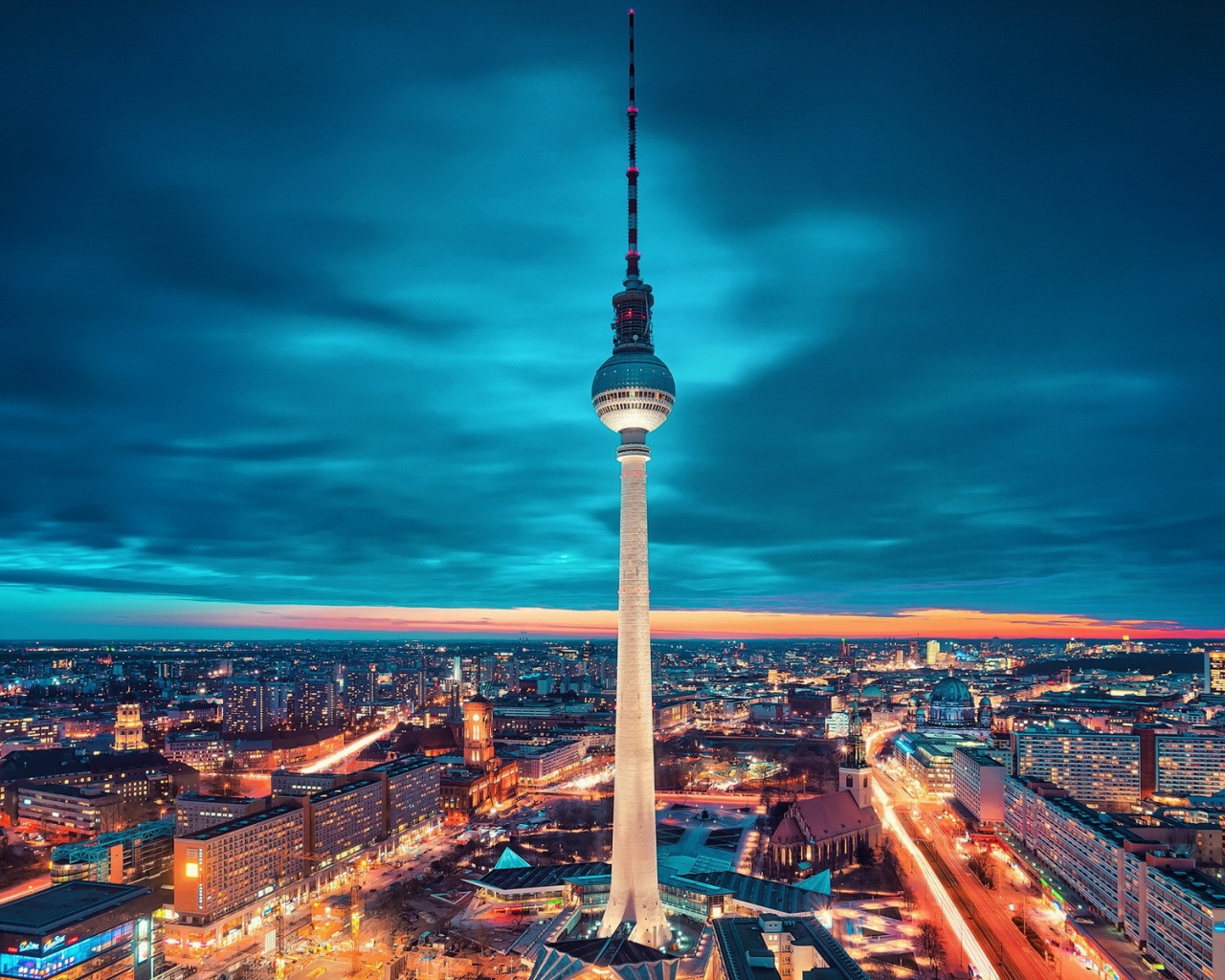 TV Tower In Berlin Germany