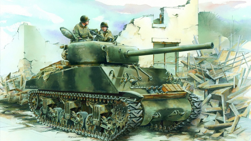 USA WW2 Tank M4 Sherman