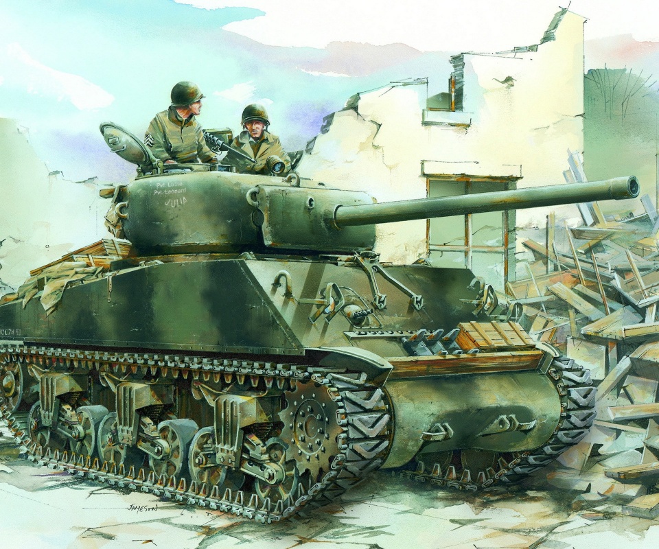 USA WW2 Tank M4 Sherman