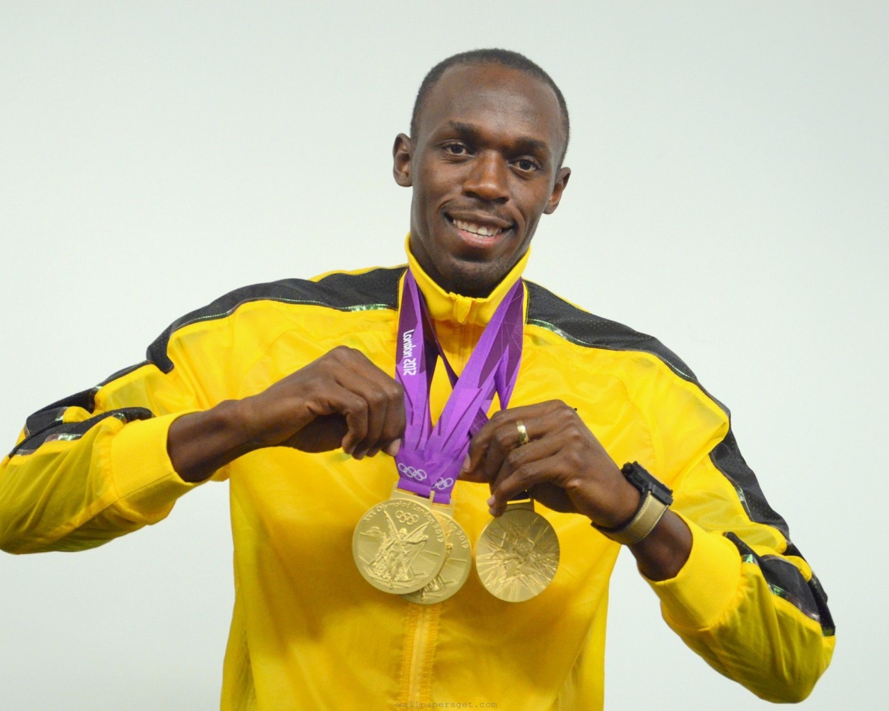 Usain Bolt Jamaica Sprinting Champion Athletes London Olympic Games