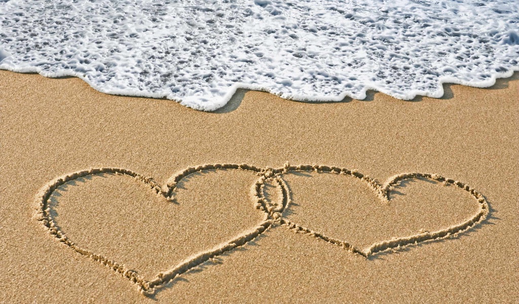 Valentines Beach Love