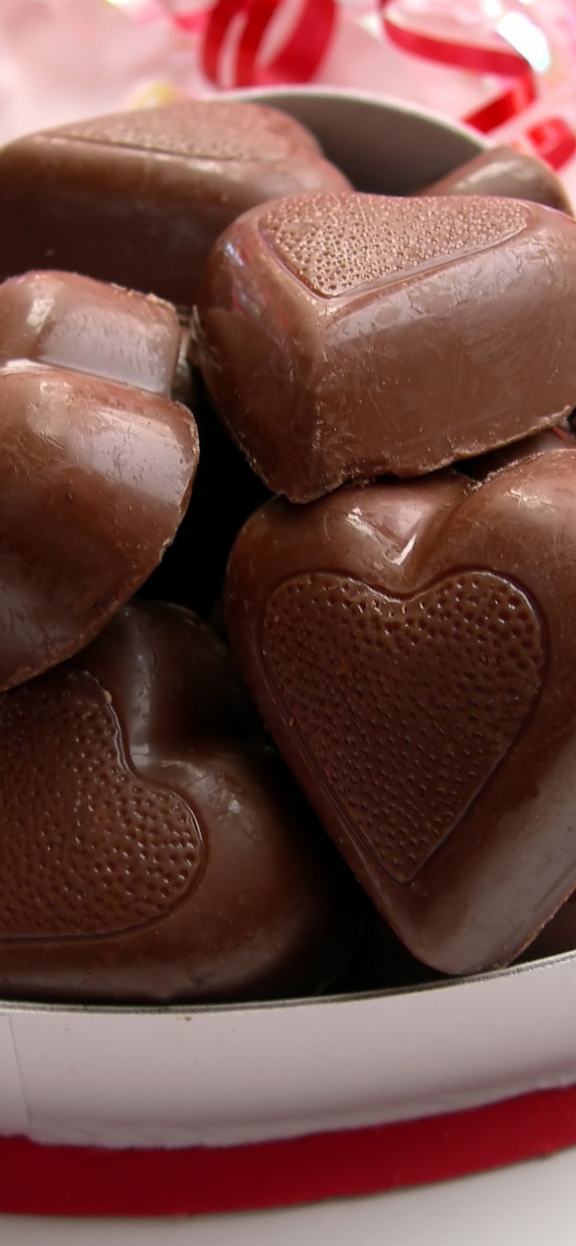 Valentines Day Chocolate Hearts