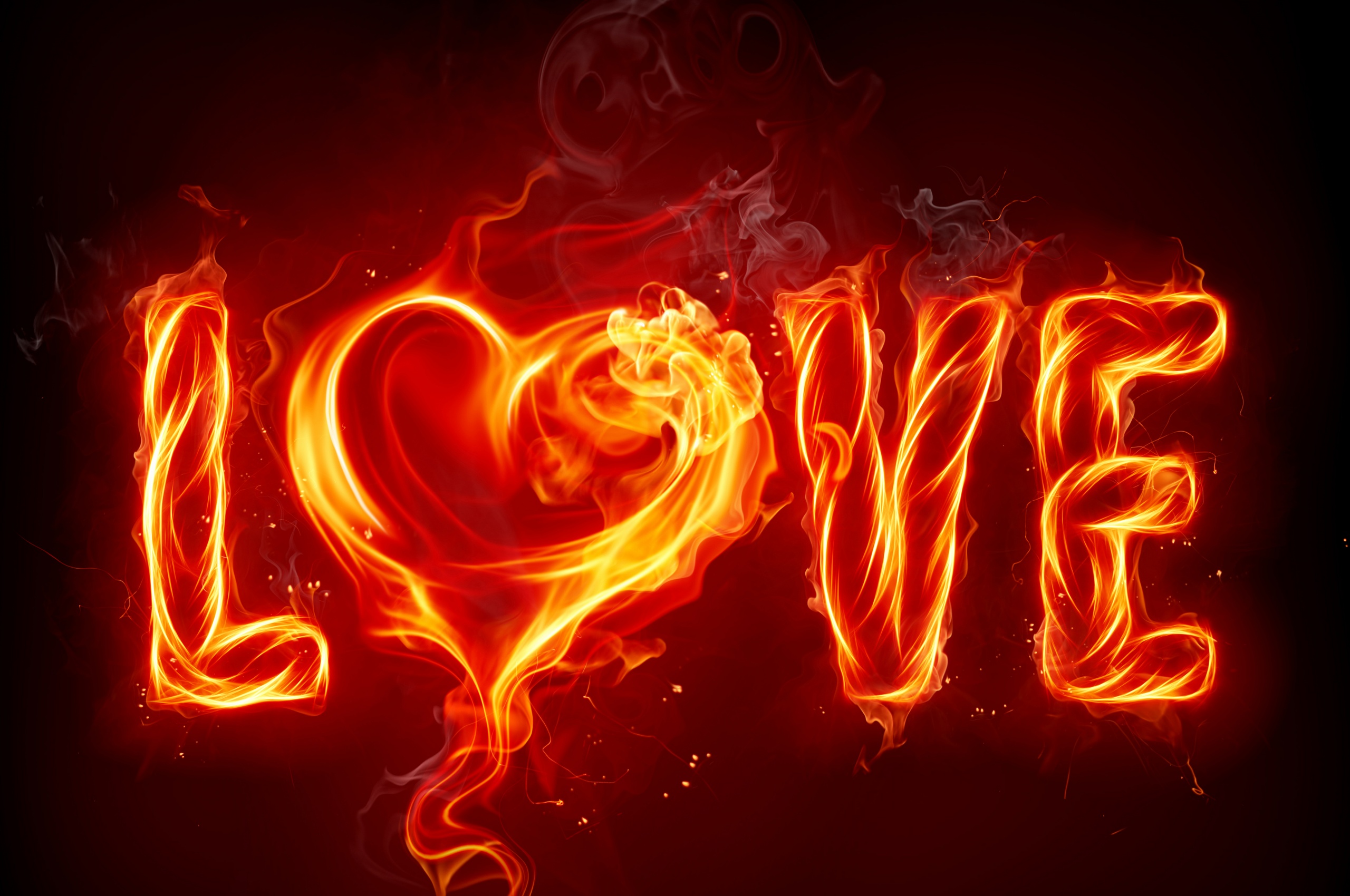 Valentines Day Love Fire