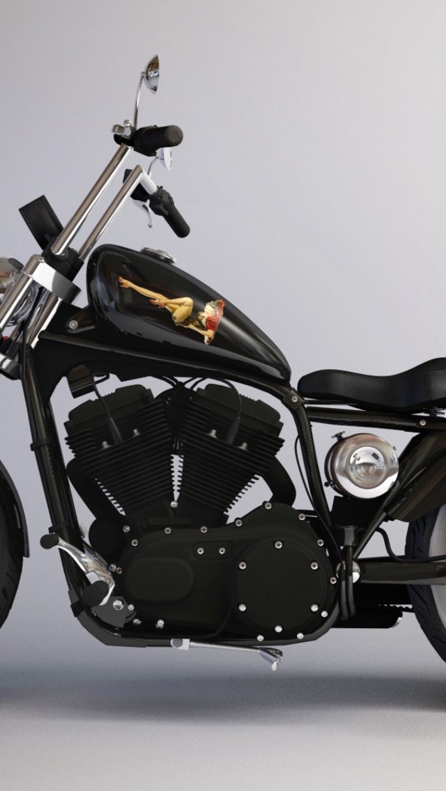 Vintage Custom Motorbikes Harleydavidson