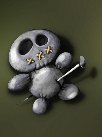 Voodoo Doll Toy Scary