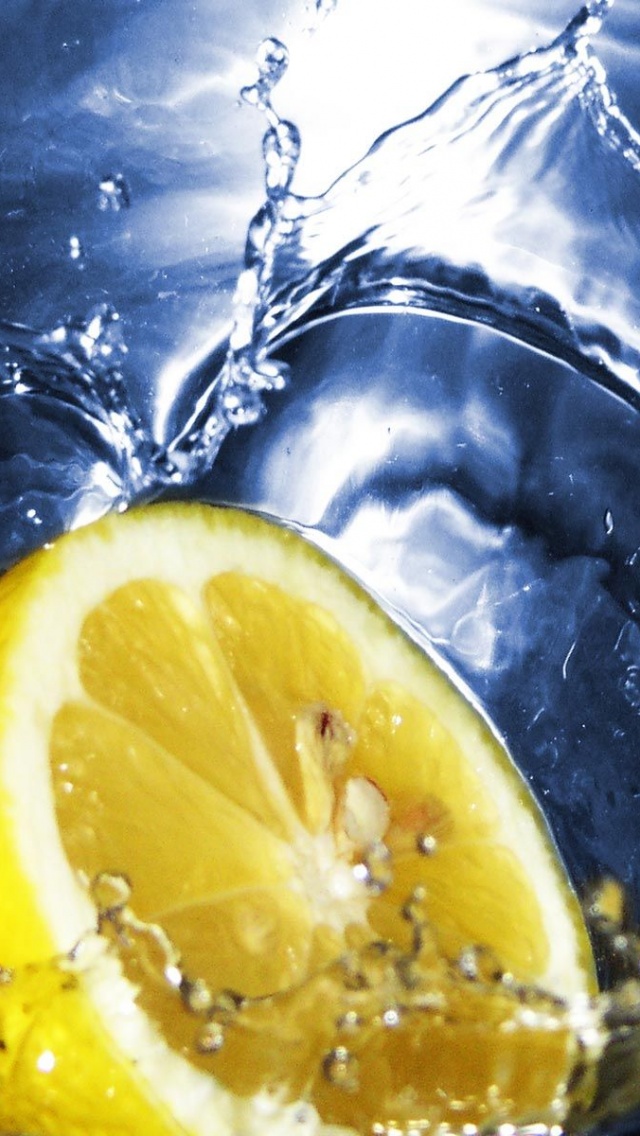Water Fruits Food Lemons
