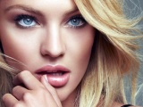 Beautiful Model Girl Blonde Candice Swanepoel Portrait