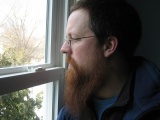 Creg Davis Beard Face Glasses Window