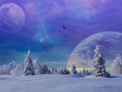 Fantasy Winter Scenery