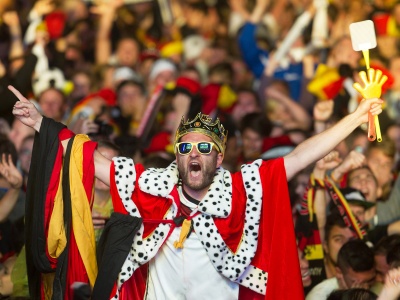 Germans Celebrate Win World Cup 2014