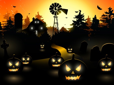 Halloween In Village