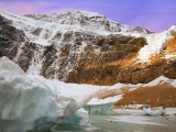 Ice Flow Angel Glacier Jasper National Park Alberta