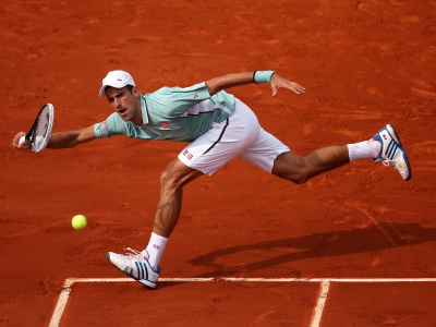 Novak Djokovic At Roland Garros