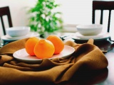 Oranges On A Plate