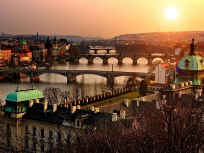 Sunrise In Prague