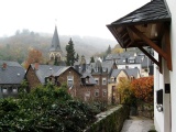 View On Cochem Rhineland Palatinate Germany