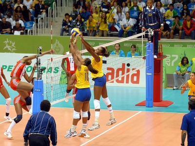 Volleyball Match - Cuba Vs Brazil