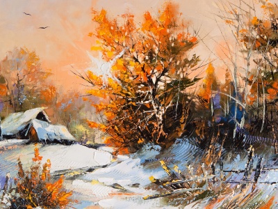 Winter In The Countryside