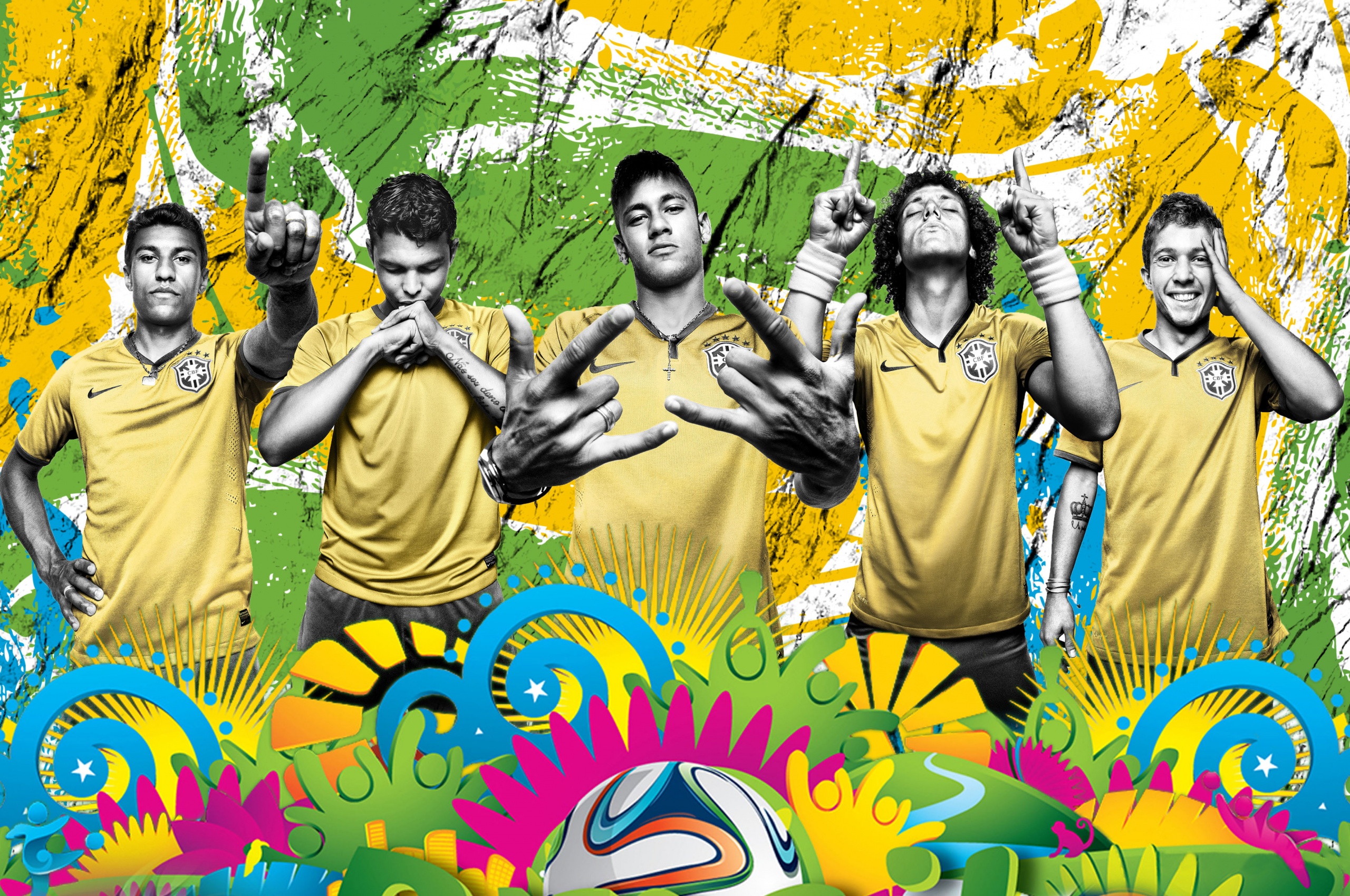 2014 World Cup Brazil Soccer Team