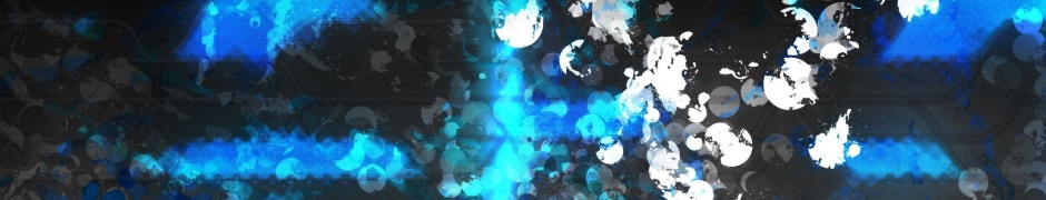 Abstract Color Spots Blue