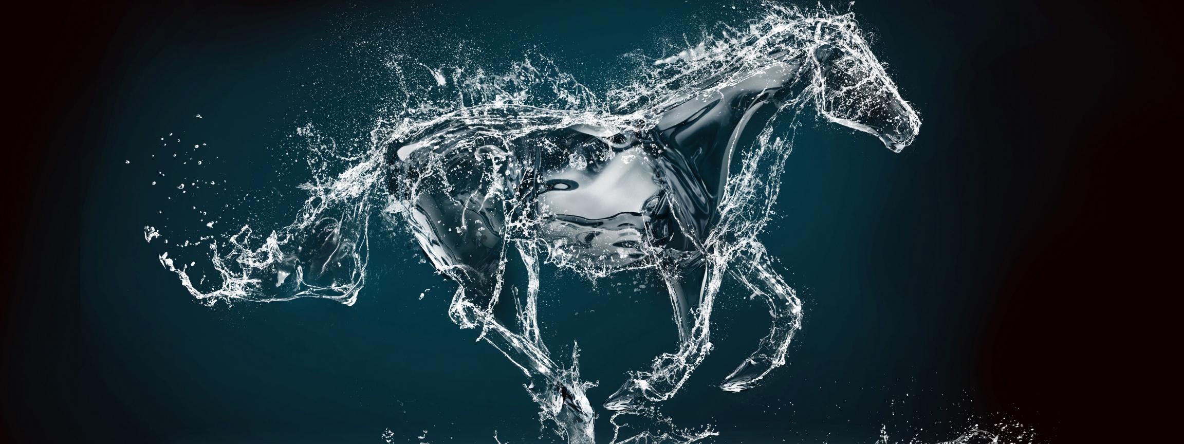 Abstract Water Horse