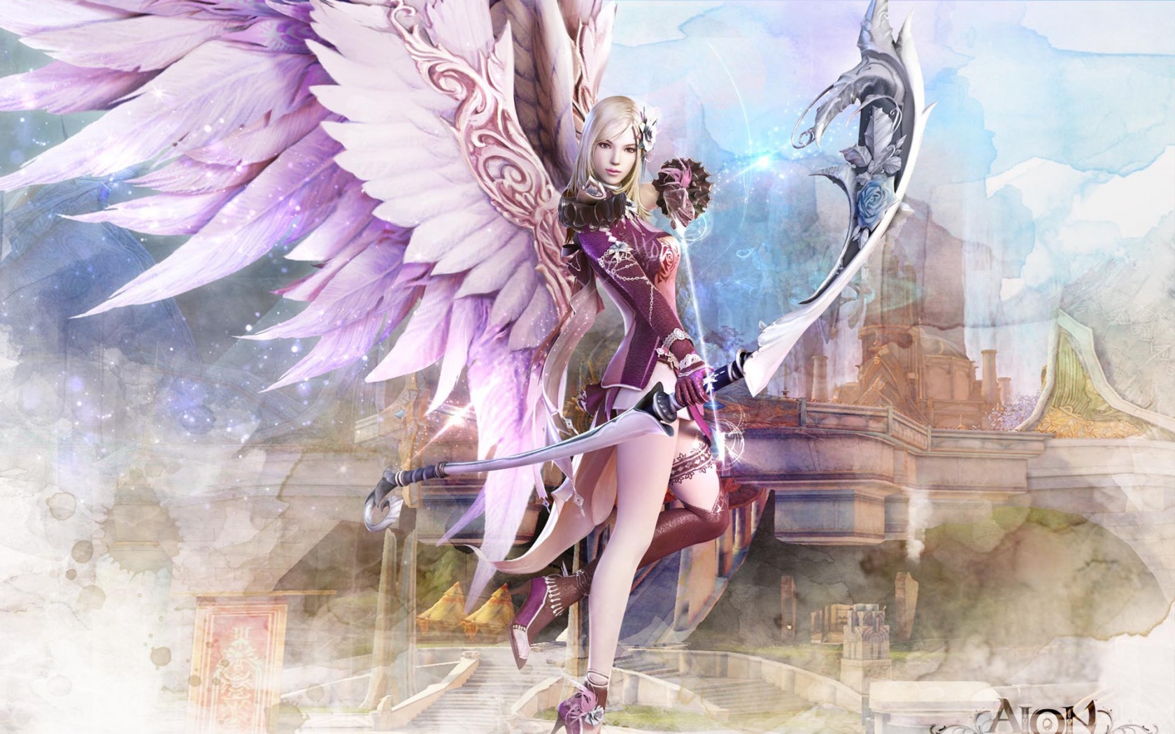 Aion Fantasy Cg Archer Girl