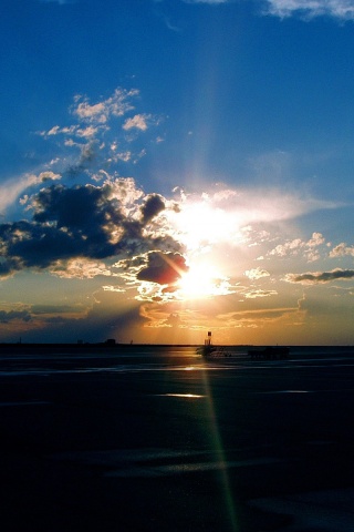 Airport Sunset Nature