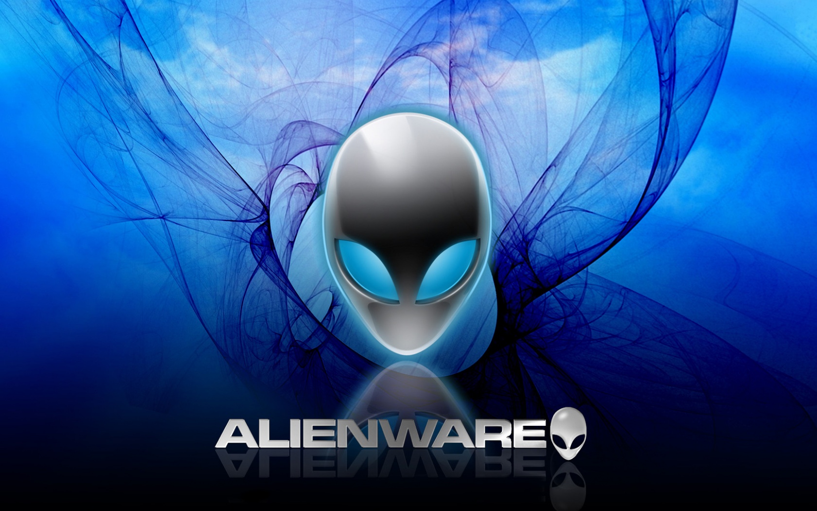 Alienware Computer Blue Ripple