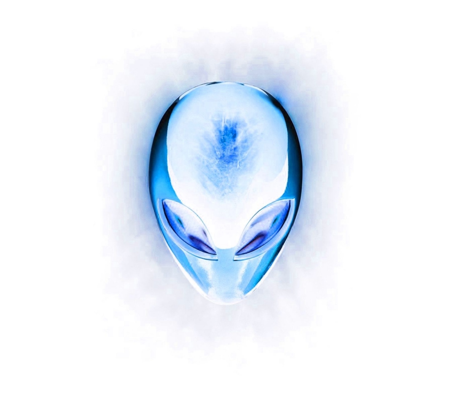 Alienware Logo Brand Whiet Computer