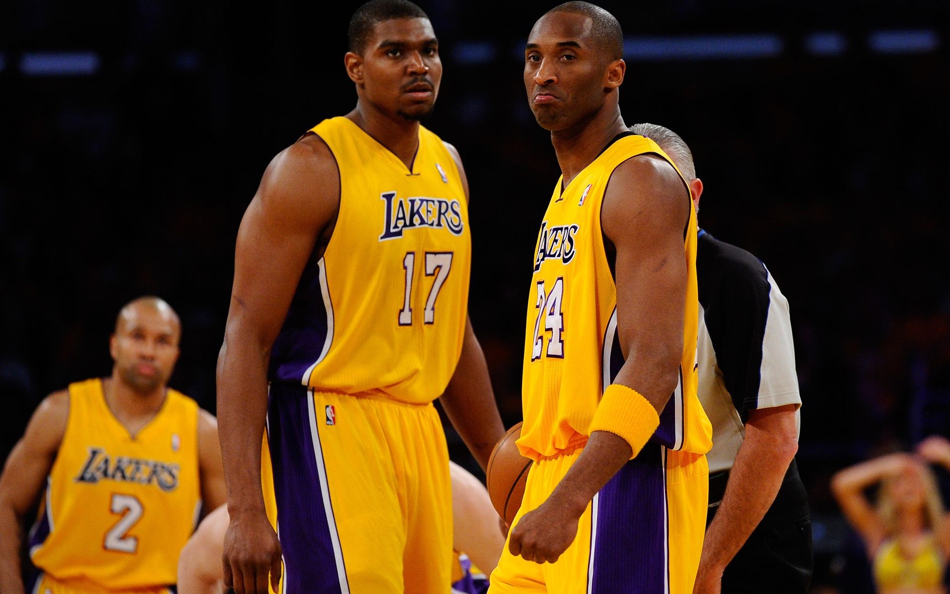 Andrew Bynum Kobe Bryant Los Angeles Lakers
