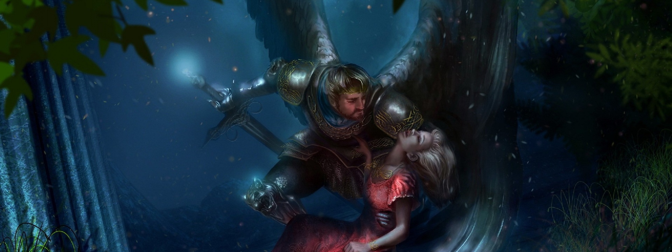 Angel Warrior Helps The Girl