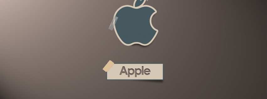 Apple Logo Scotch Tape Computer