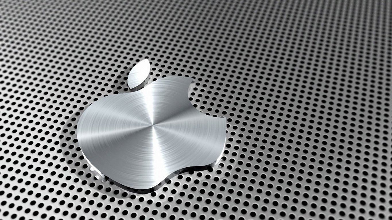Apple Logo Stainless Steel Computer