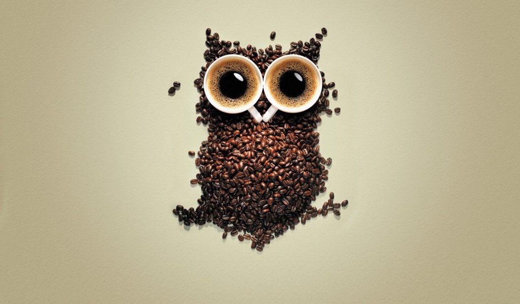 Artistic Coffee Funny Owls