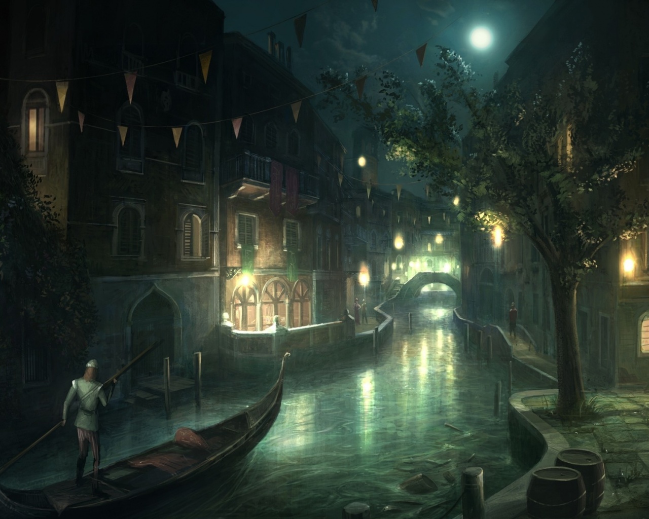 Assassins Creed City Venice Gondola