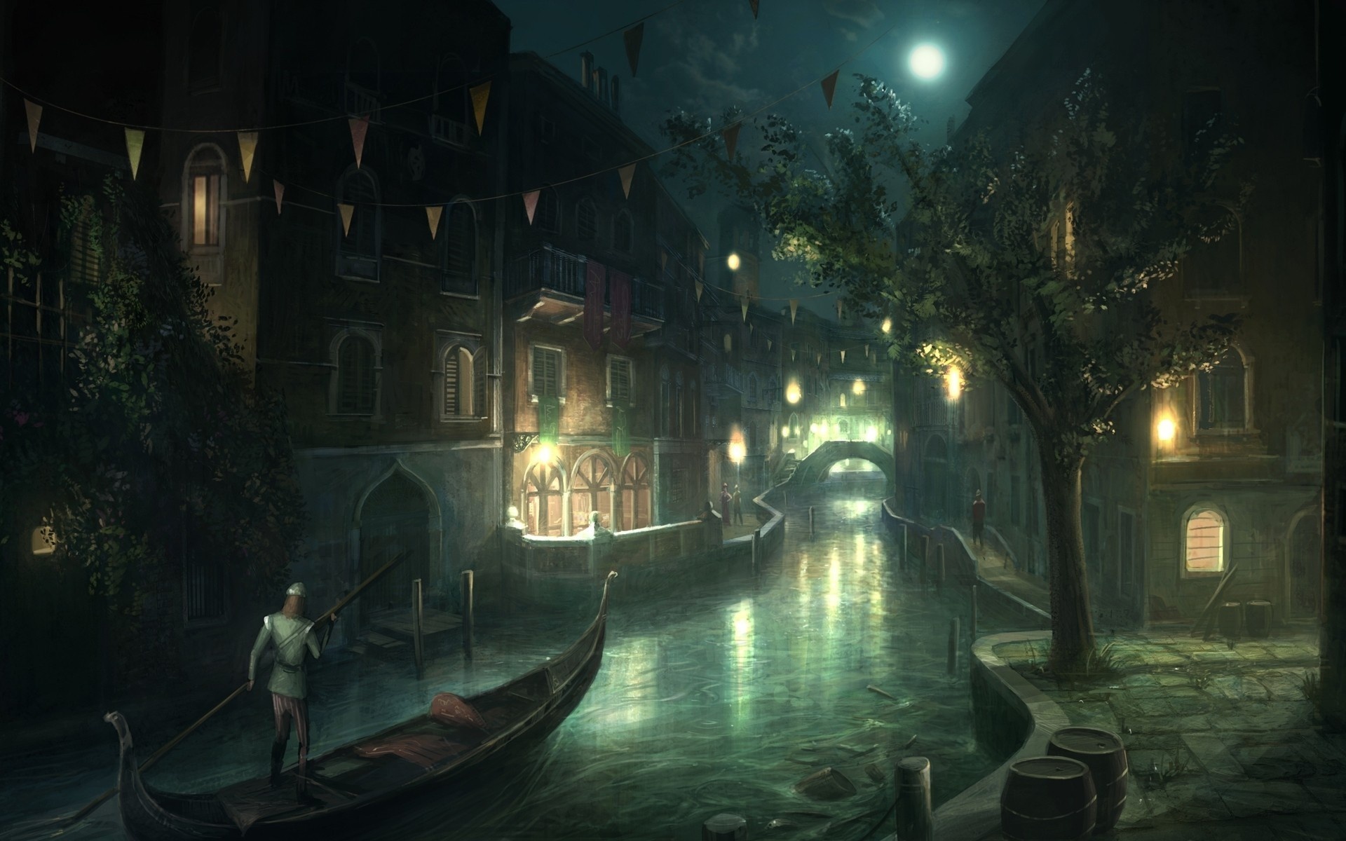 Assassins Creed City Venice Gondola