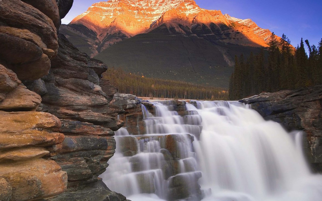 Athabasca Falls Jasper National Park Alberta