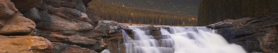 Athabasca Falls Jasper National Park Alberta