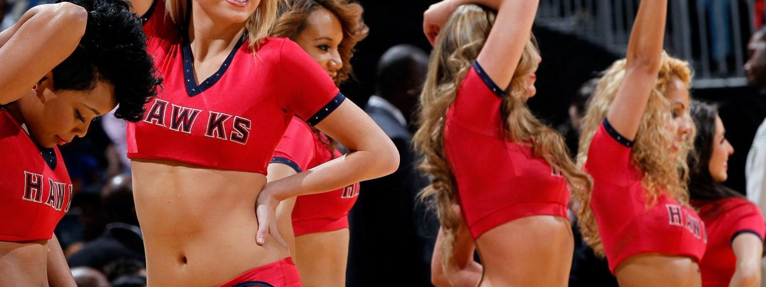 Atlanta Hawks American Professional Basketball Cheerleaders Sexy Woman
