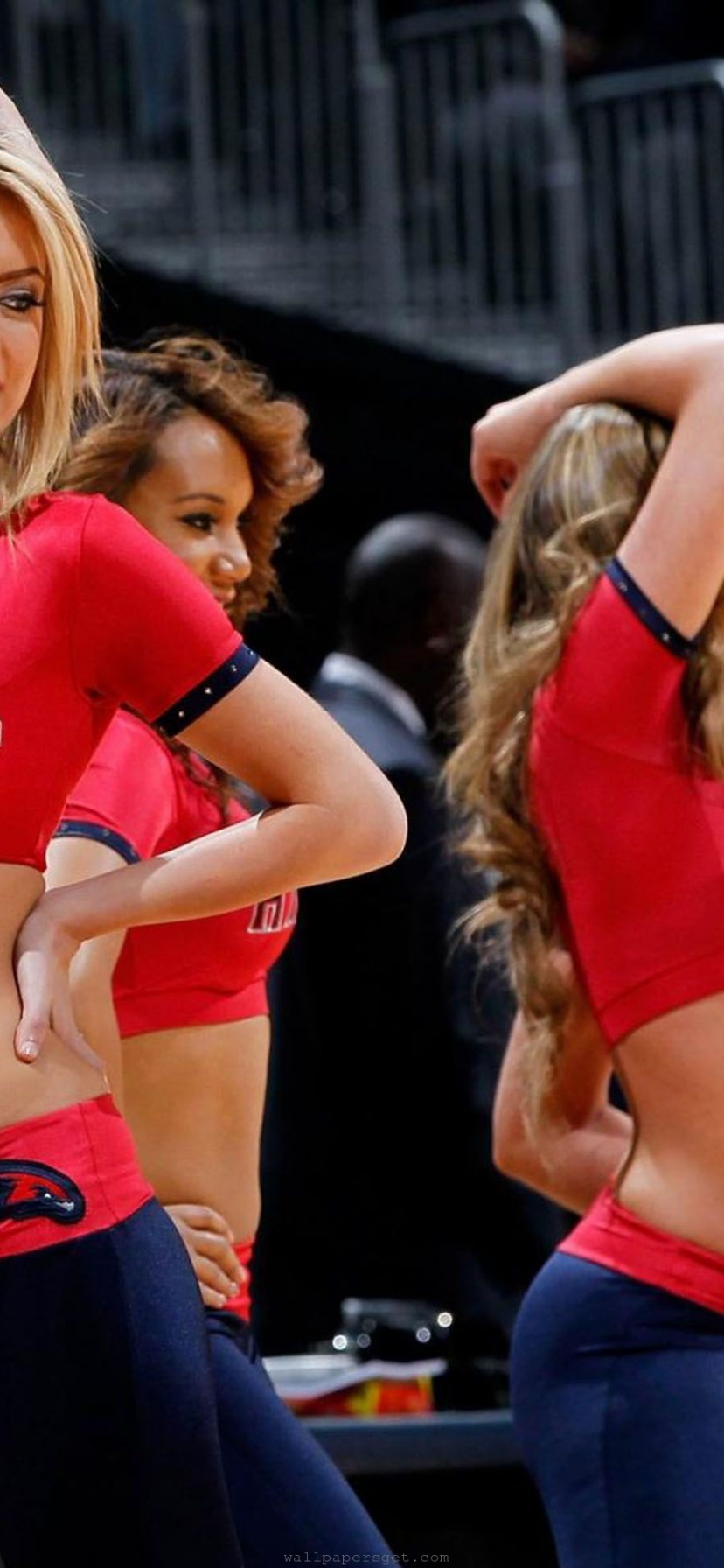 Atlanta Hawks American Professional Basketball Cheerleaders Sexy Woman