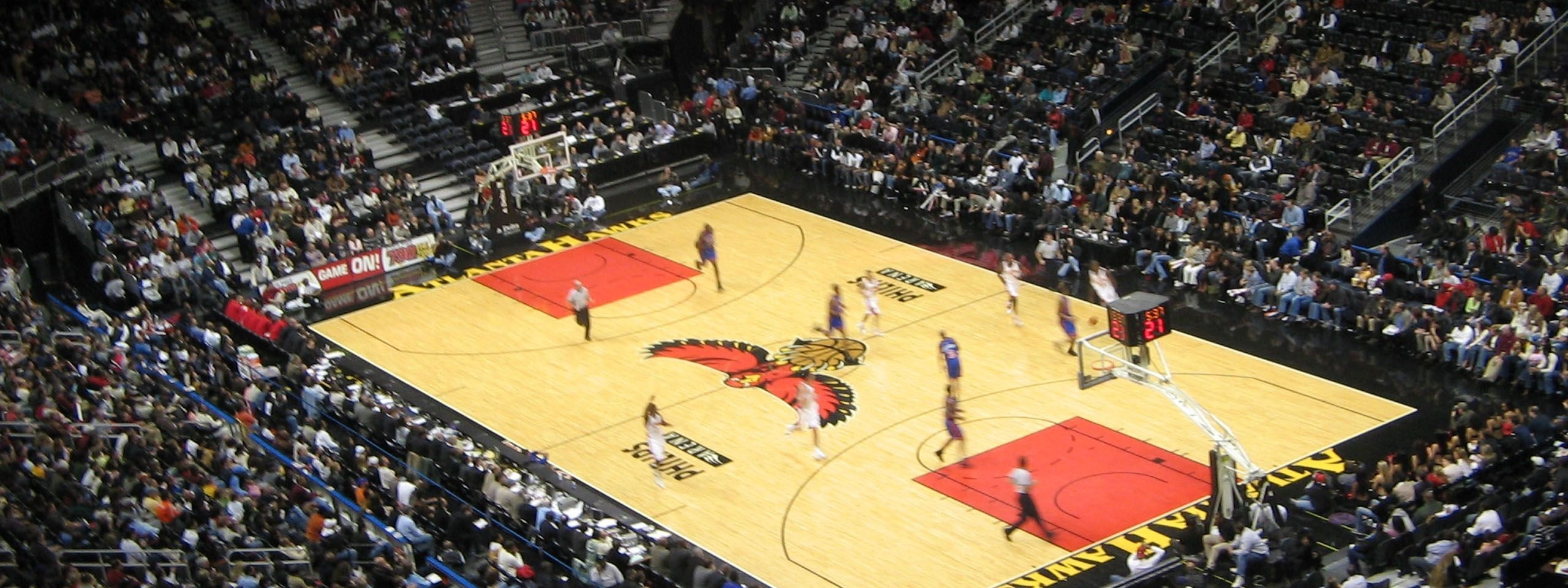 Atlanta Hawks American Professional Basketball Philips Arena