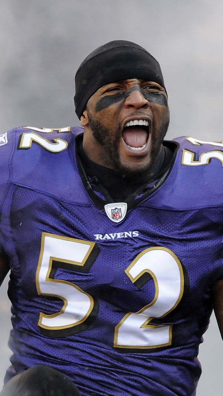 Baltimore Ravens American Football Team Ray Lewis