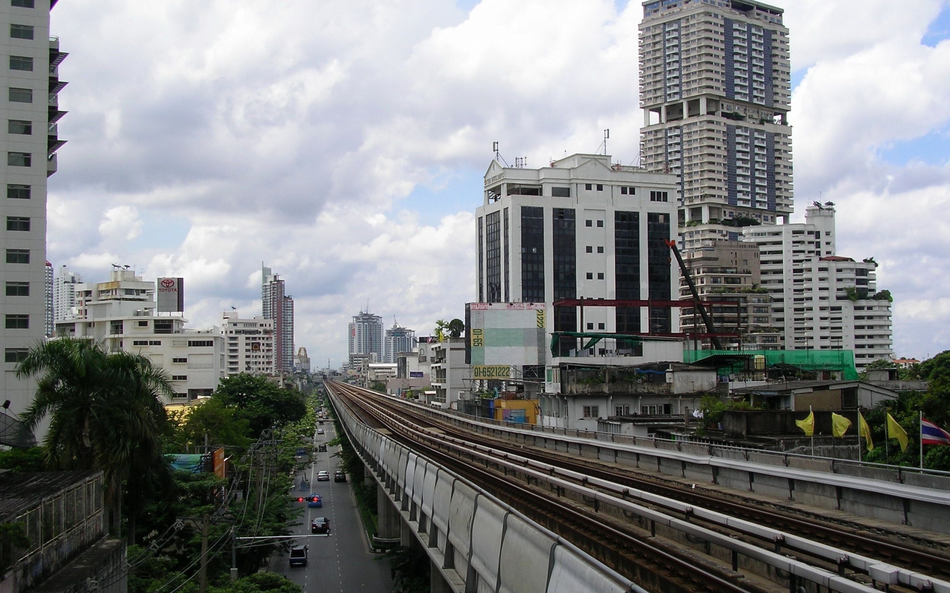 Bangkok Skytrain Bts Station Thailand