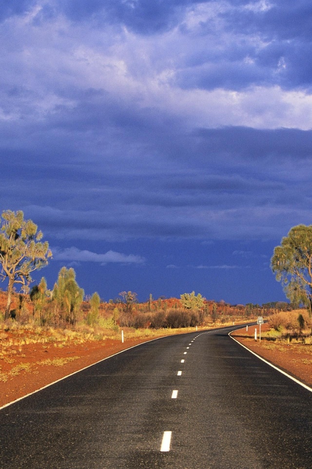 Beautiful Scenery La Lasseter Highway State Route Australia World