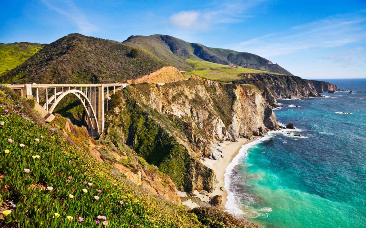 Bixby Bridge Big Sur California Beach Nature Landscapes