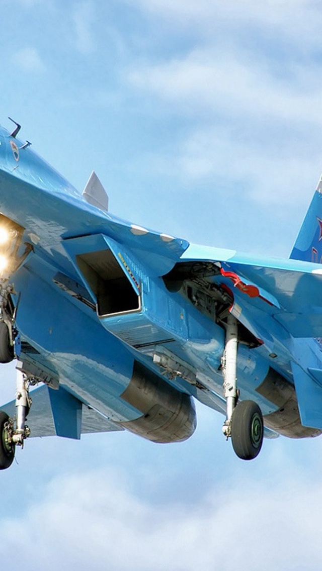 Blue Fighter Flight